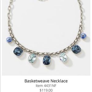 Touchstone Crystal Basketweave Necklace